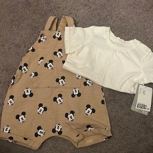 H&M Mickey Overalls